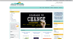 Desktop Screenshot of couragetochange.com